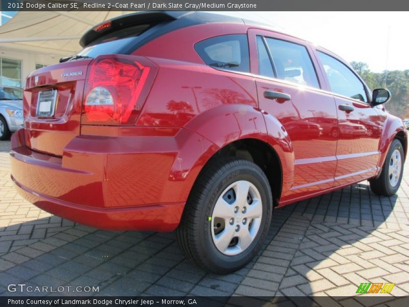 Redline 2-Coat Pearl / Dark Slate Gray/Medium Graystone 2012 Dodge Caliber SE