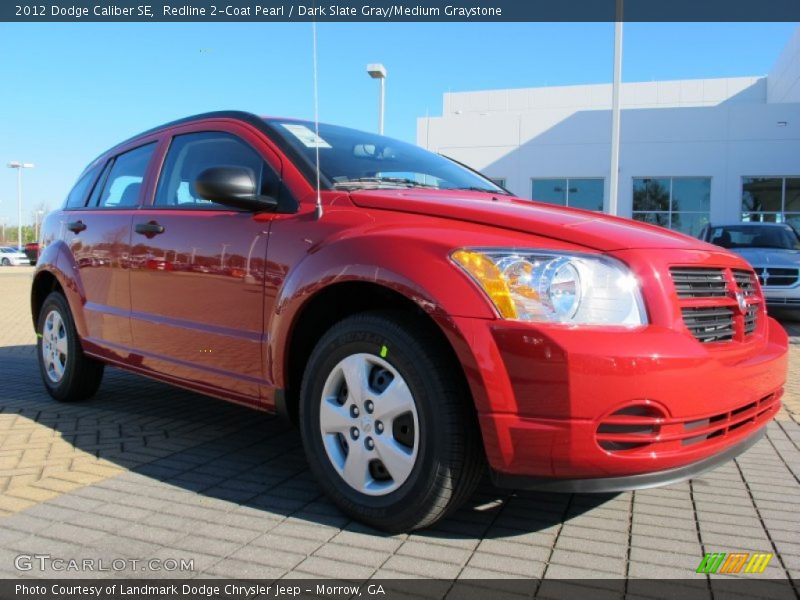 Redline 2-Coat Pearl / Dark Slate Gray/Medium Graystone 2012 Dodge Caliber SE