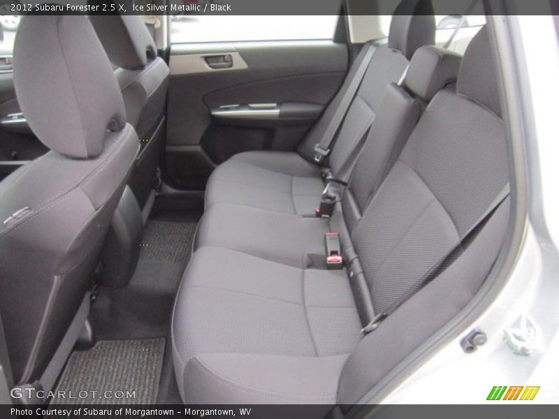 Ice Silver Metallic / Black 2012 Subaru Forester 2.5 X