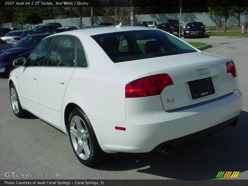 Ibis White / Ebony 2007 Audi A4 2.0T Sedan