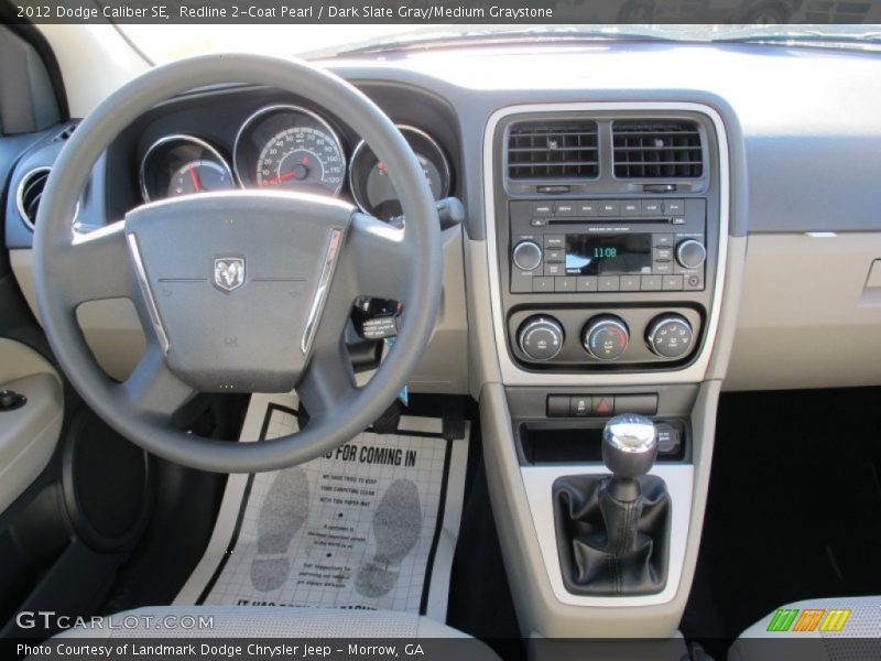 Redline 2-Coat Pearl / Dark Slate Gray/Medium Graystone 2012 Dodge Caliber SE