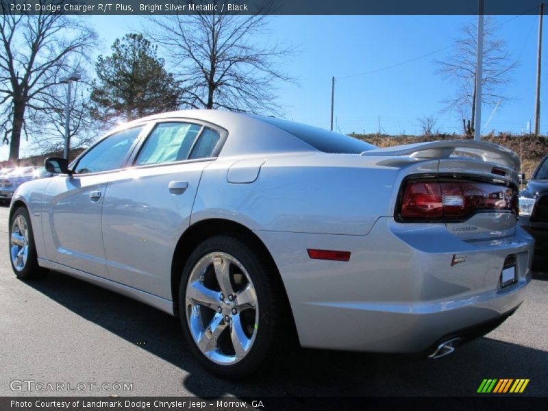 Bright Silver Metallic / Black 2012 Dodge Charger R/T Plus