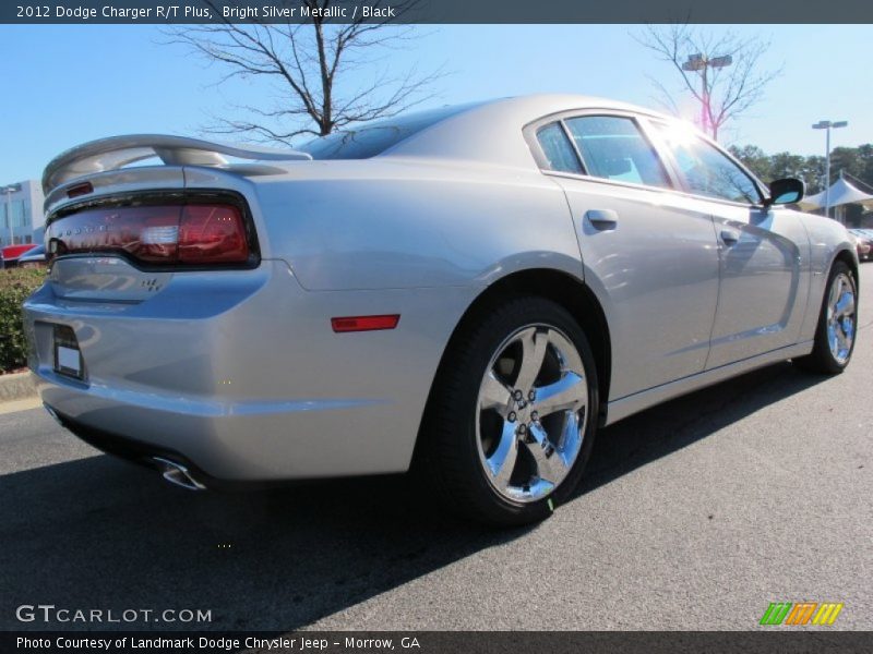 Bright Silver Metallic / Black 2012 Dodge Charger R/T Plus