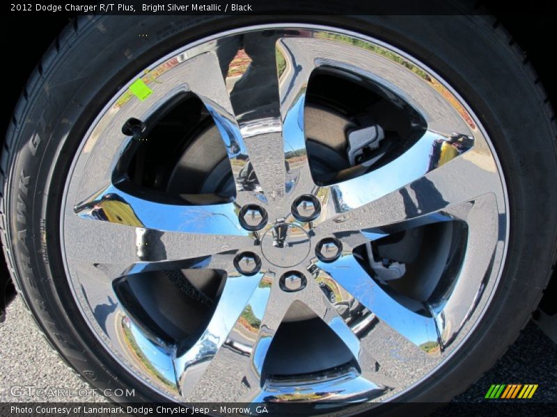 Bright Silver Metallic / Black 2012 Dodge Charger R/T Plus