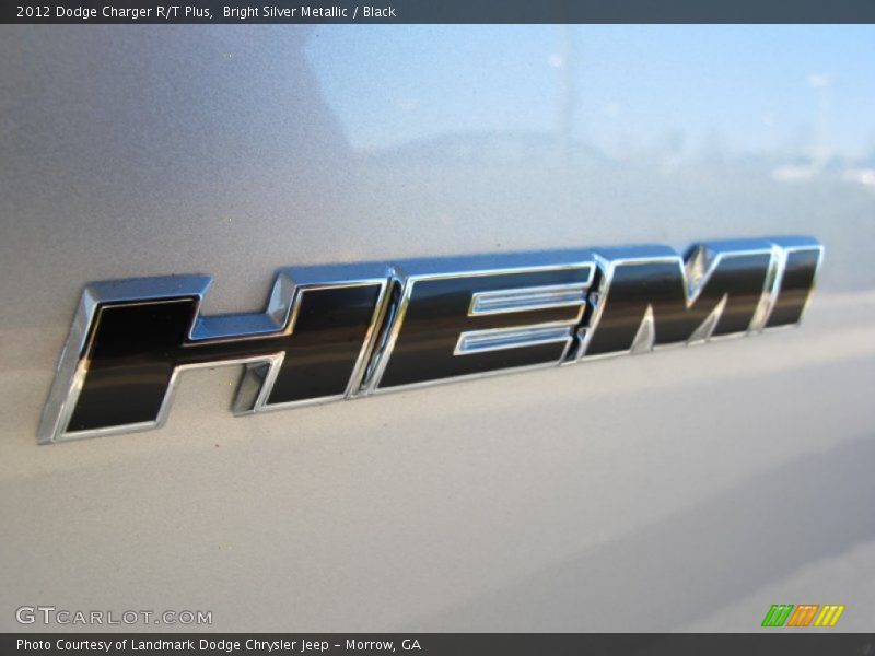 Bright Silver Metallic / Black 2012 Dodge Charger R/T Plus
