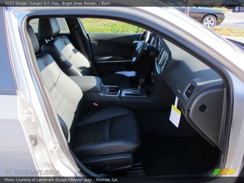 Bright Silver Metallic / Black 2012 Dodge Charger R/T Plus