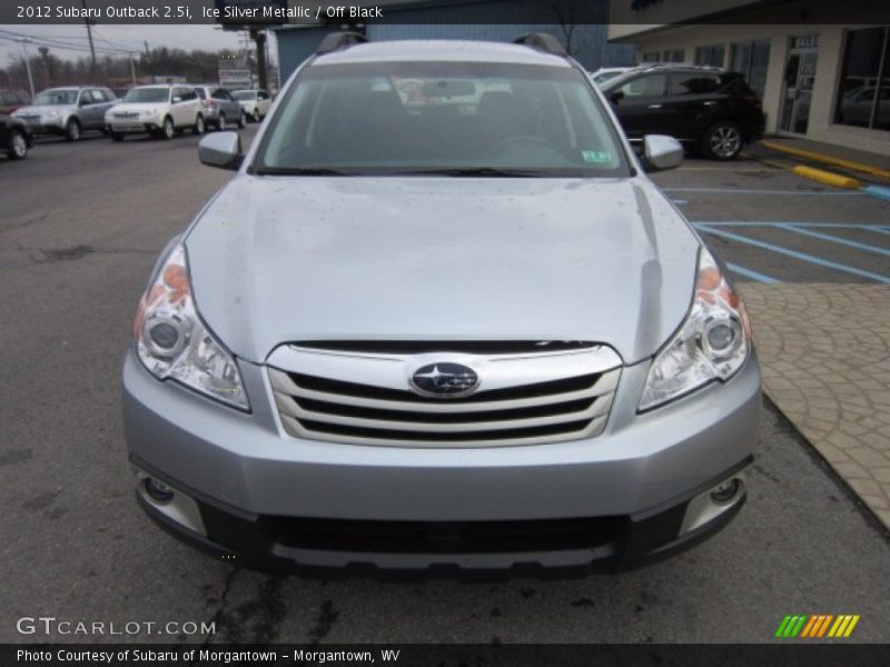 Ice Silver Metallic / Off Black 2012 Subaru Outback 2.5i