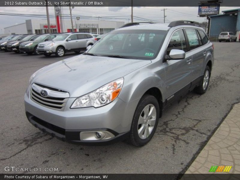 Ice Silver Metallic / Off Black 2012 Subaru Outback 2.5i