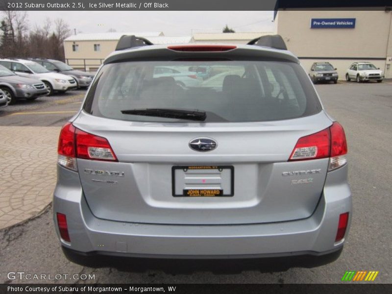 Ice Silver Metallic / Off Black 2012 Subaru Outback 2.5i