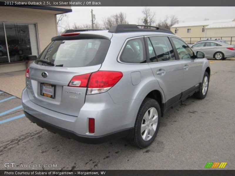 Ice Silver Metallic / Off Black 2012 Subaru Outback 2.5i