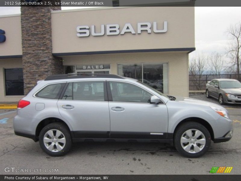 Ice Silver Metallic / Off Black 2012 Subaru Outback 2.5i