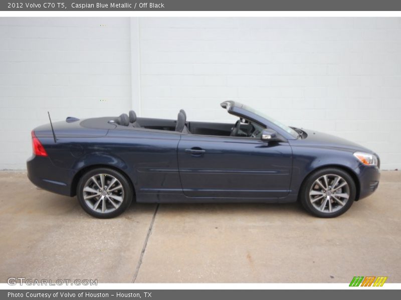 Caspian Blue Metallic / Off Black 2012 Volvo C70 T5