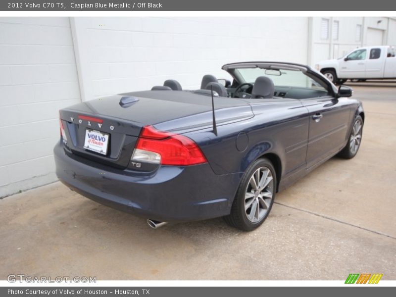 Caspian Blue Metallic / Off Black 2012 Volvo C70 T5