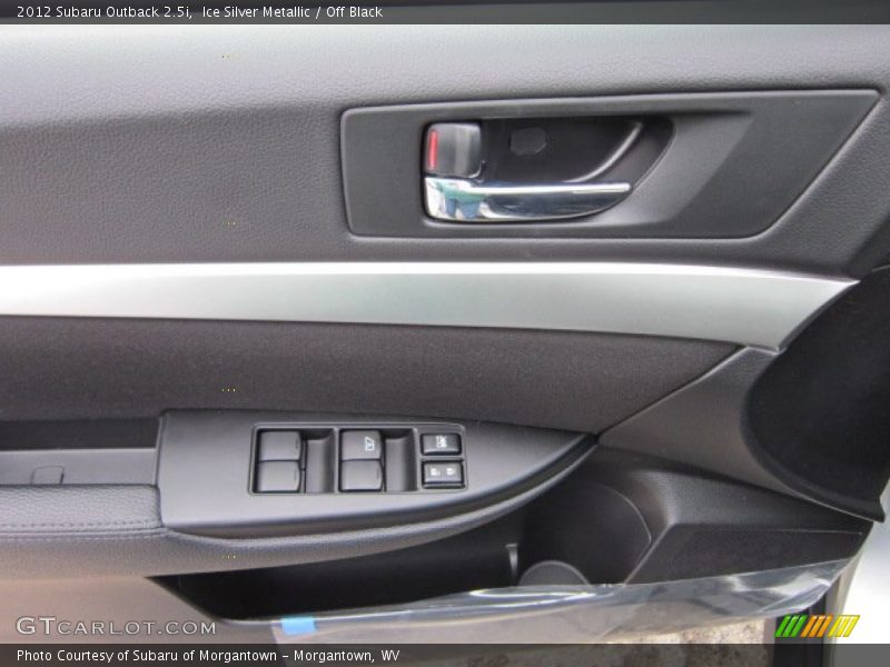 Ice Silver Metallic / Off Black 2012 Subaru Outback 2.5i