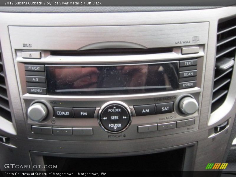 Ice Silver Metallic / Off Black 2012 Subaru Outback 2.5i