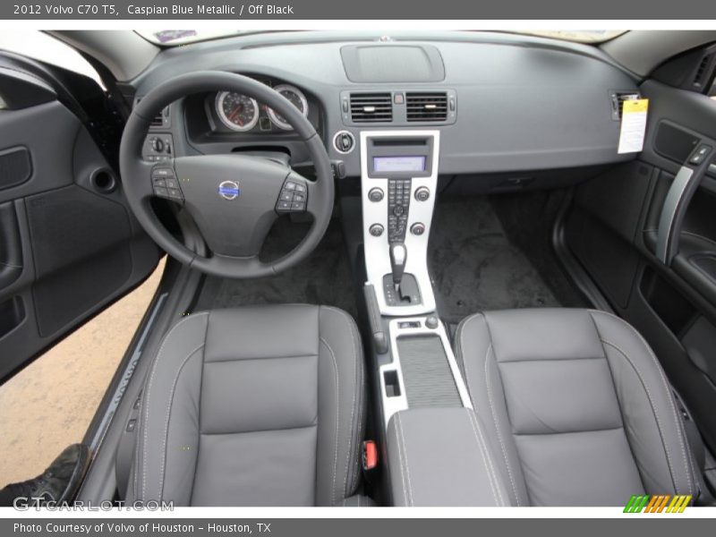 Caspian Blue Metallic / Off Black 2012 Volvo C70 T5