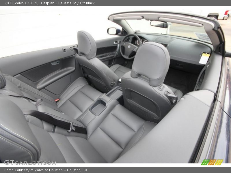 Caspian Blue Metallic / Off Black 2012 Volvo C70 T5