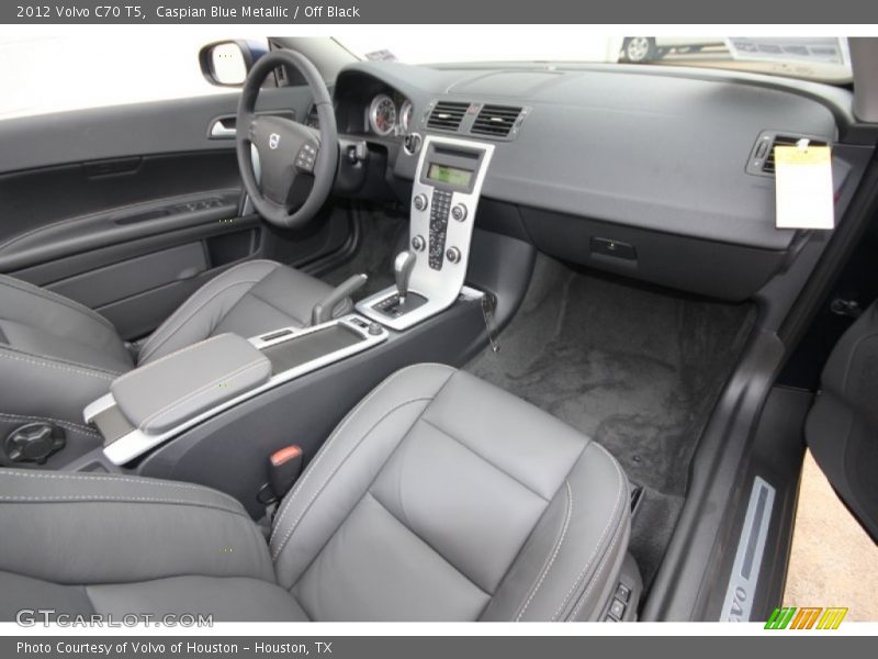 Caspian Blue Metallic / Off Black 2012 Volvo C70 T5