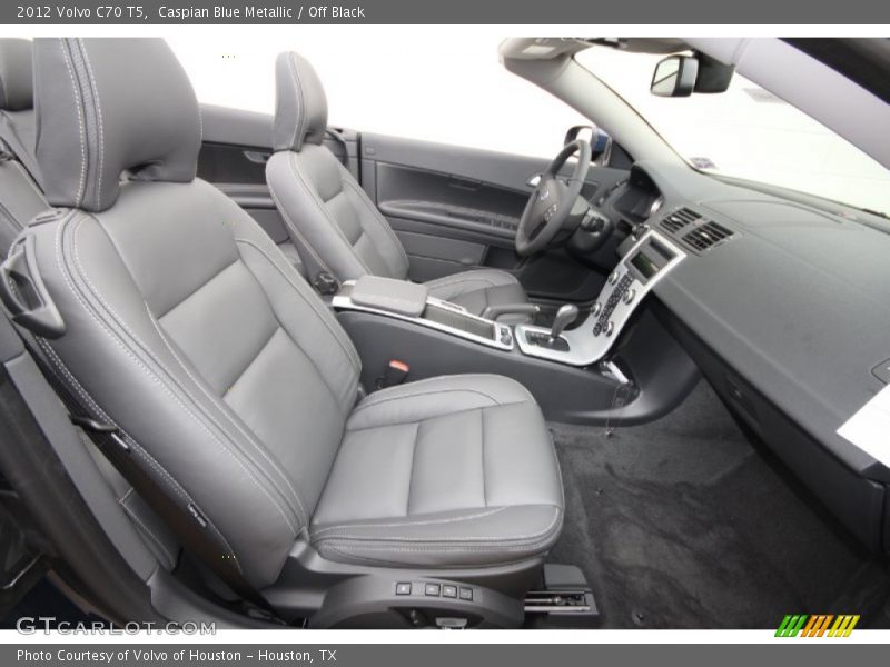 Caspian Blue Metallic / Off Black 2012 Volvo C70 T5