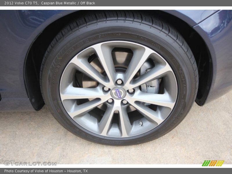 Caspian Blue Metallic / Off Black 2012 Volvo C70 T5