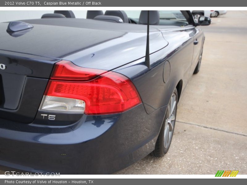 Caspian Blue Metallic / Off Black 2012 Volvo C70 T5