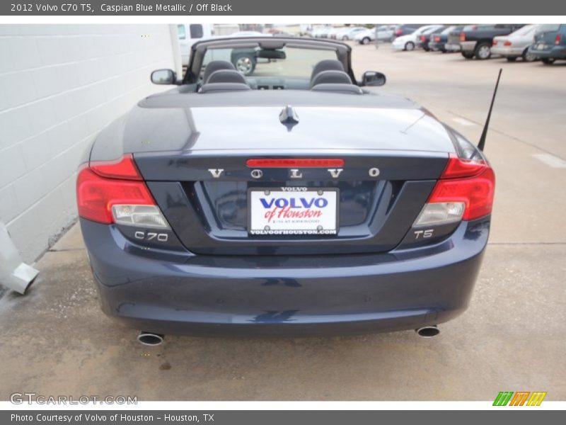 Caspian Blue Metallic / Off Black 2012 Volvo C70 T5