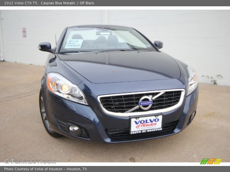 Caspian Blue Metallic / Off Black 2012 Volvo C70 T5