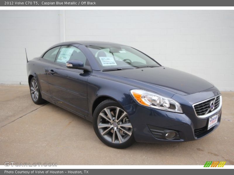 Caspian Blue Metallic / Off Black 2012 Volvo C70 T5