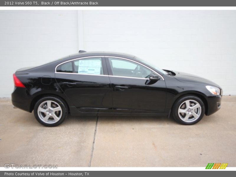 Black / Off Black/Anthracite Black 2012 Volvo S60 T5