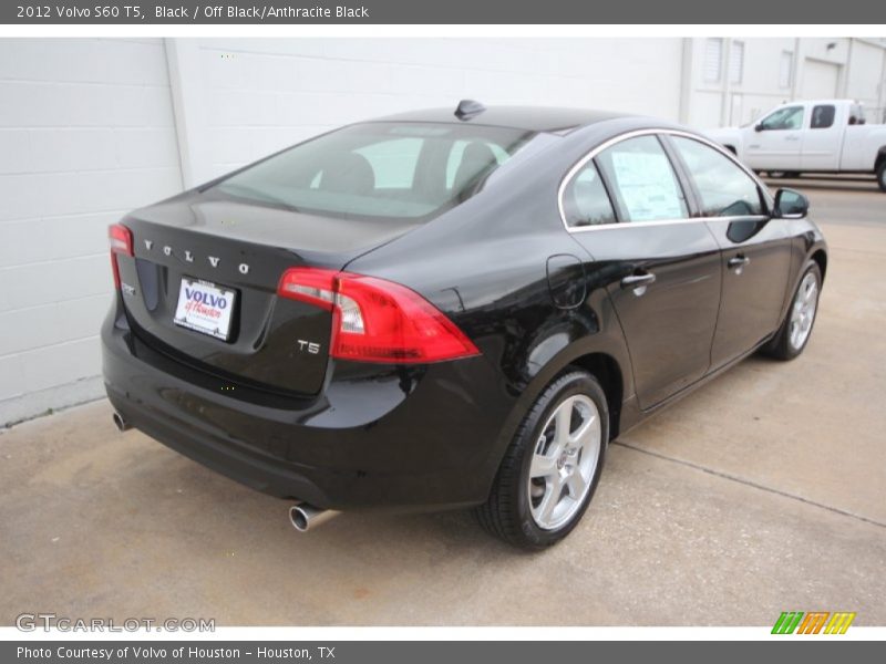 Black / Off Black/Anthracite Black 2012 Volvo S60 T5