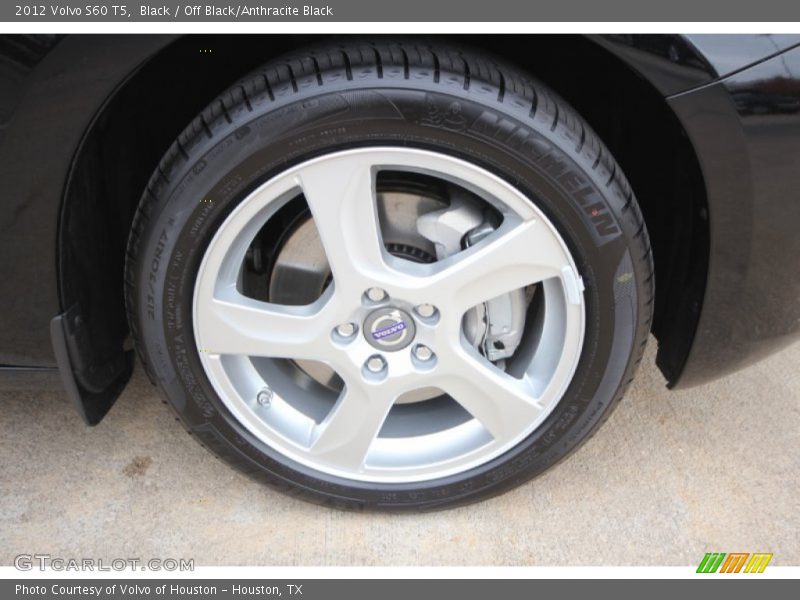 Black / Off Black/Anthracite Black 2012 Volvo S60 T5