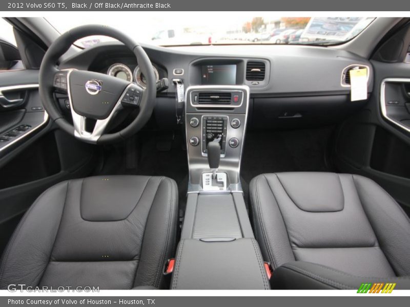 Black / Off Black/Anthracite Black 2012 Volvo S60 T5