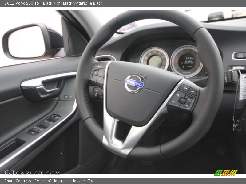 Black / Off Black/Anthracite Black 2012 Volvo S60 T5