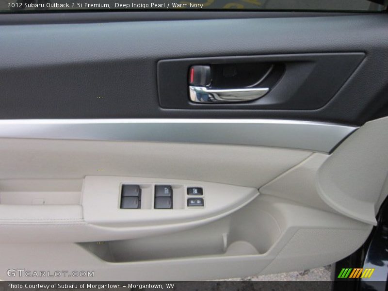 Deep Indigo Pearl / Warm Ivory 2012 Subaru Outback 2.5i Premium