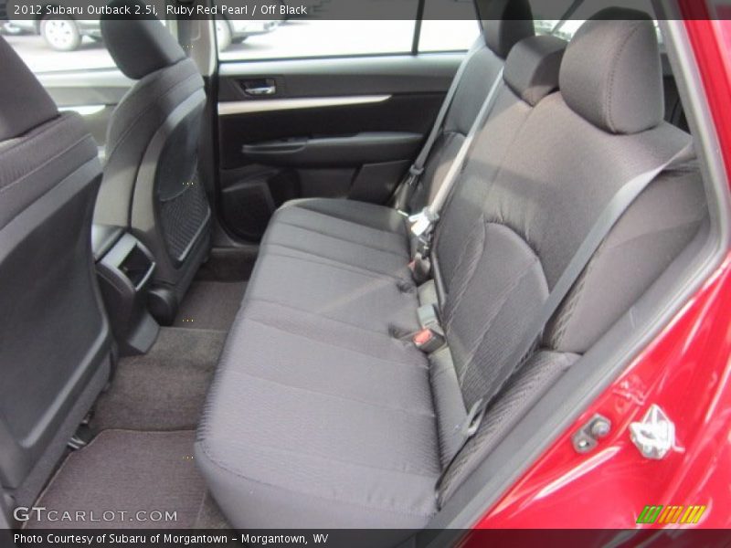 Ruby Red Pearl / Off Black 2012 Subaru Outback 2.5i