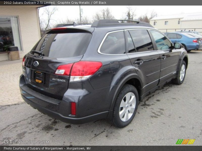 Graphite Gray Metallic / Off Black 2012 Subaru Outback 2.5i Limited