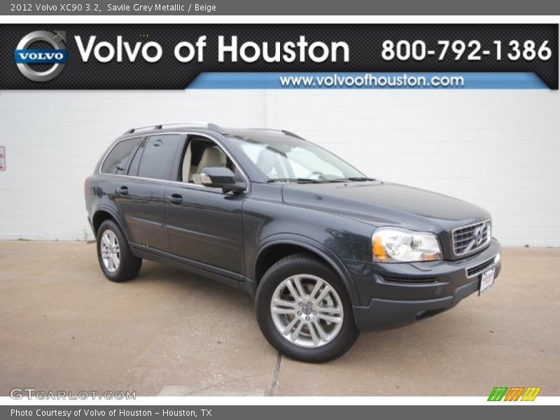 Savile Grey Metallic / Beige 2012 Volvo XC90 3.2