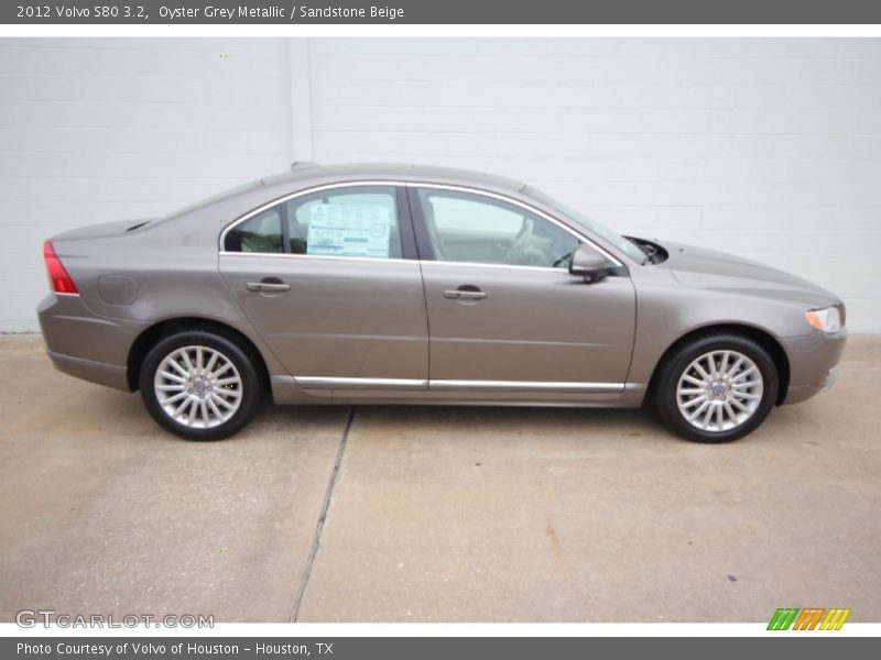 Oyster Grey Metallic / Sandstone Beige 2012 Volvo S80 3.2