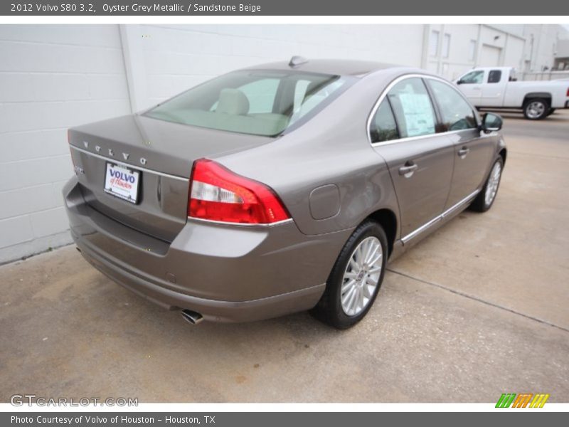 Oyster Grey Metallic / Sandstone Beige 2012 Volvo S80 3.2