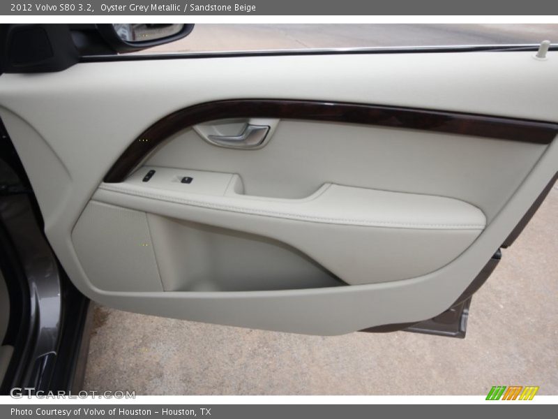 Oyster Grey Metallic / Sandstone Beige 2012 Volvo S80 3.2