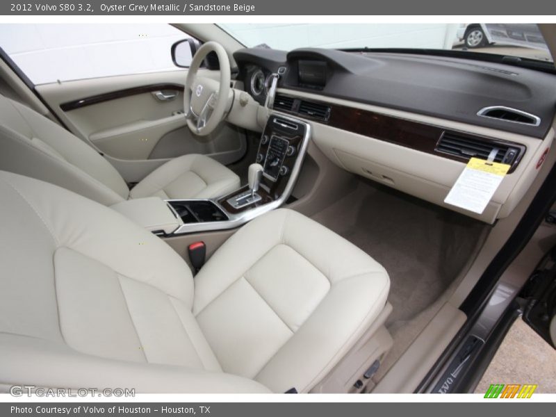 Oyster Grey Metallic / Sandstone Beige 2012 Volvo S80 3.2