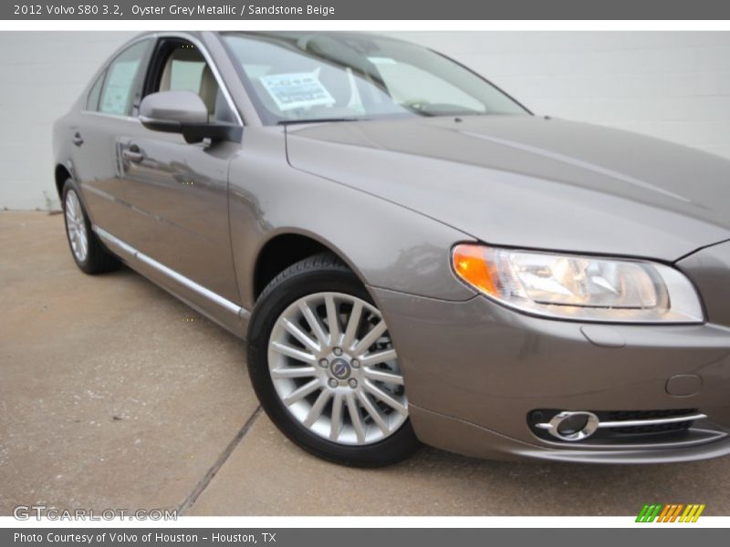 Oyster Grey Metallic / Sandstone Beige 2012 Volvo S80 3.2
