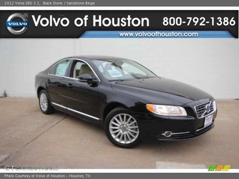 Black Stone / Sandstone Beige 2012 Volvo S80 3.2