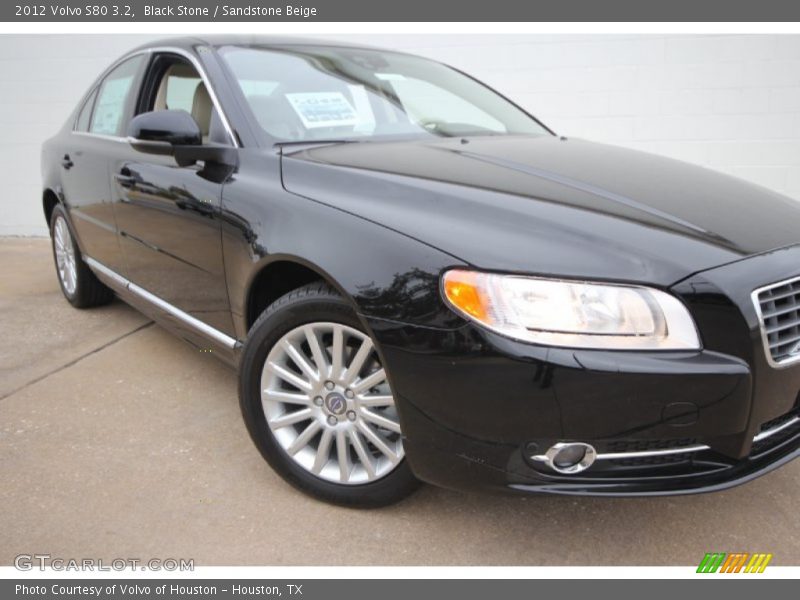 Black Stone / Sandstone Beige 2012 Volvo S80 3.2