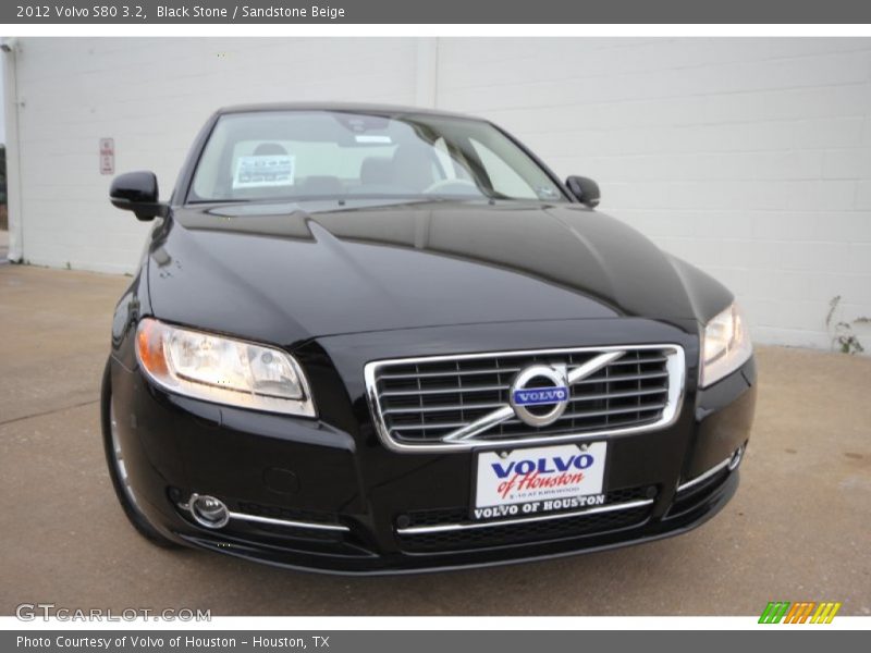 Black Stone / Sandstone Beige 2012 Volvo S80 3.2