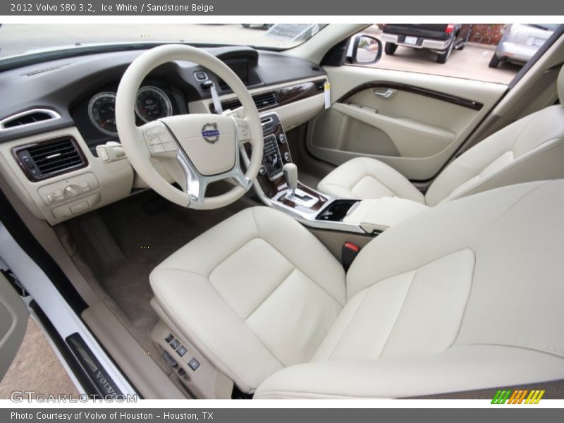 Ice White / Sandstone Beige 2012 Volvo S80 3.2
