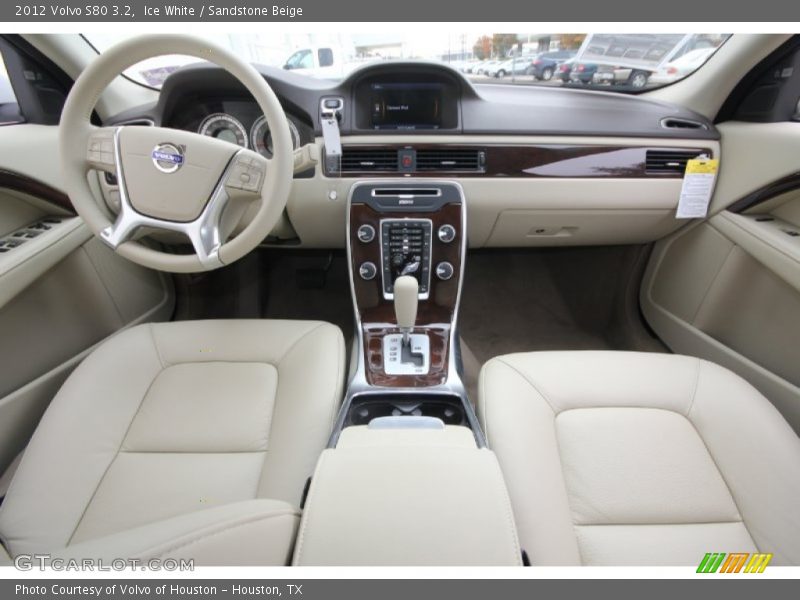 Ice White / Sandstone Beige 2012 Volvo S80 3.2