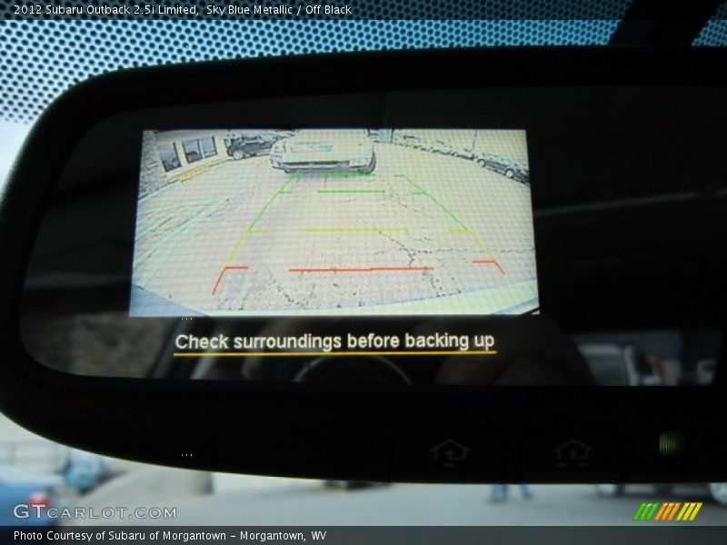 Sky Blue Metallic / Off Black 2012 Subaru Outback 2.5i Limited