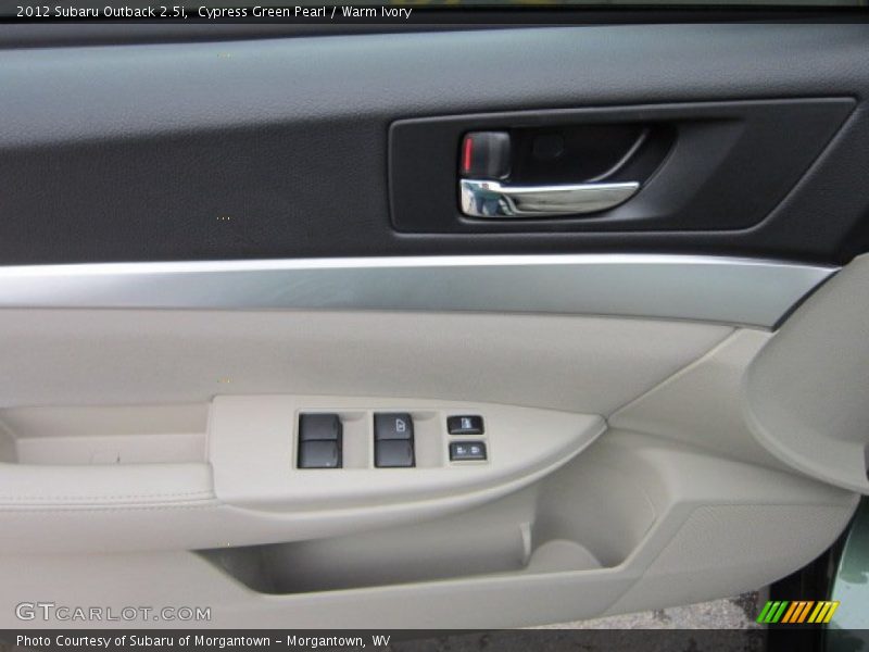Cypress Green Pearl / Warm Ivory 2012 Subaru Outback 2.5i