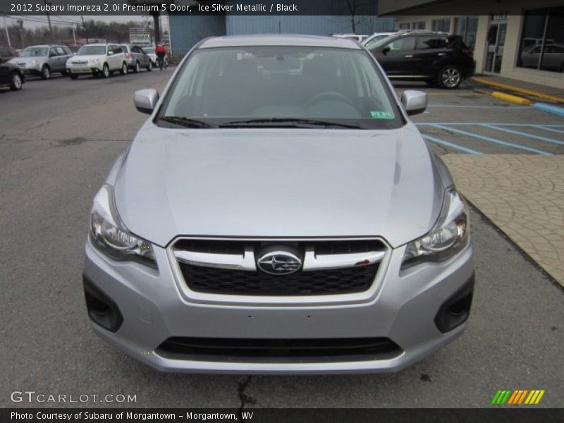 Ice Silver Metallic / Black 2012 Subaru Impreza 2.0i Premium 5 Door